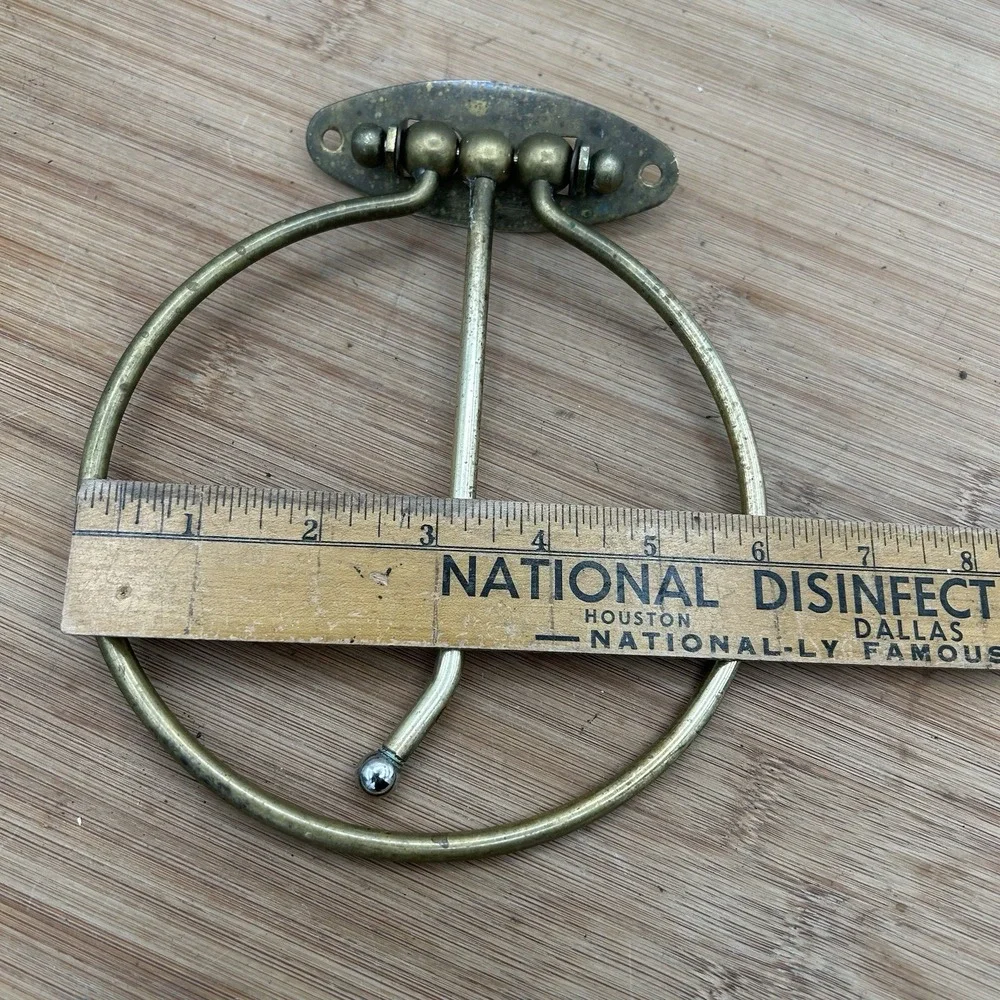 Vintage Solid‎ Brass Hand Towel Holder